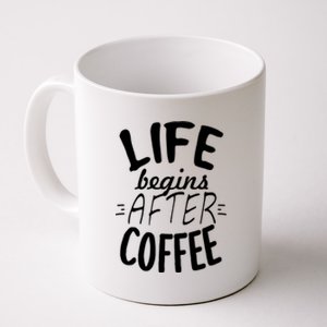 Life Begins After Coffee Coffee Mug