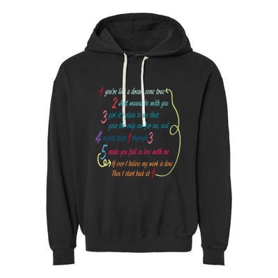 LyricLyfe BACK AT ONE BY BRIAN MCKNIGHT Long Sleeve Garment-Dyed Fleece Hoodie