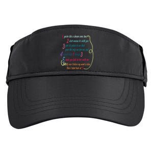 LyricLyfe BACK AT ONE BY BRIAN MCKNIGHT Long Sleeve Adult Drive Performance Visor