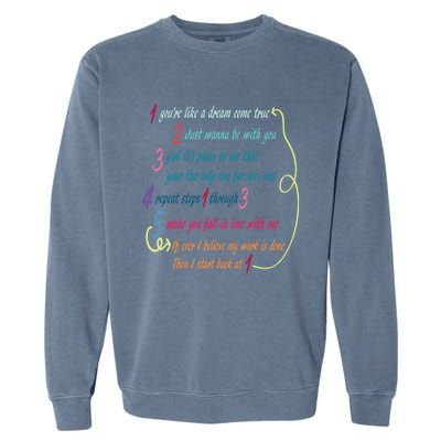 LyricLyfe BACK AT ONE BY BRIAN MCKNIGHT Long Sleeve Garment-Dyed Sweatshirt