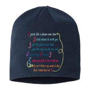 LyricLyfe BACK AT ONE BY BRIAN MCKNIGHT Long Sleeve Sustainable Beanie