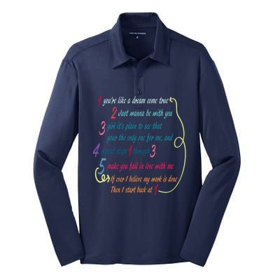 LyricLyfe BACK AT ONE BY BRIAN MCKNIGHT Long Sleeve Silk Touch Performance Long Sleeve Polo