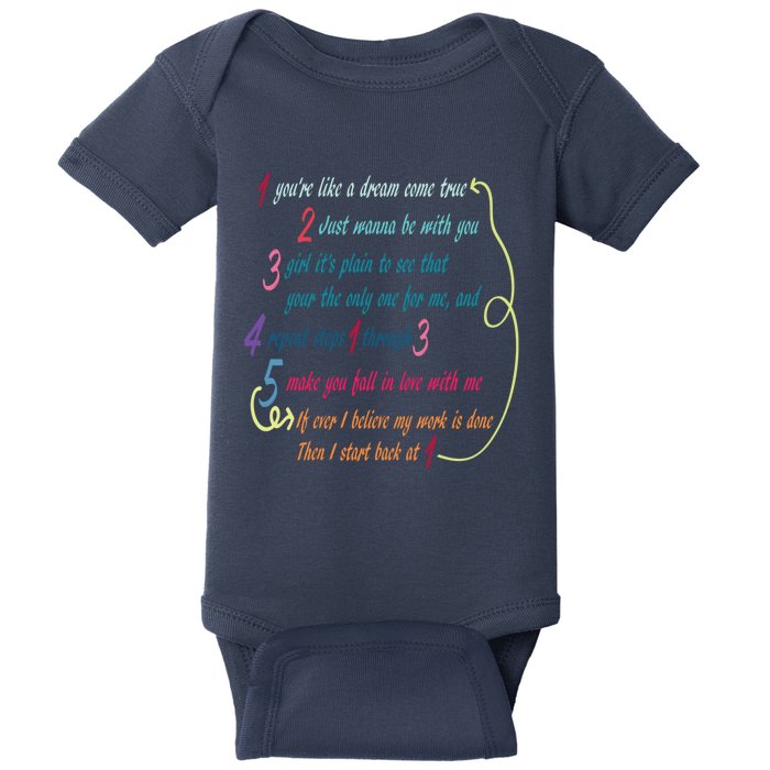 LyricLyfe BACK AT ONE BY BRIAN MCKNIGHT Long Sleeve Baby Bodysuit