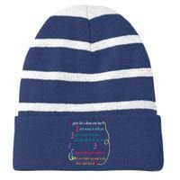 LyricLyfe BACK AT ONE BY BRIAN MCKNIGHT Long Sleeve Striped Beanie with Solid Band