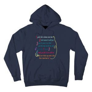 LyricLyfe BACK AT ONE BY BRIAN MCKNIGHT Long Sleeve Tall Hoodie