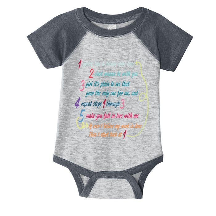 LyricLyfe BACK AT ONE BY BRIAN MCKNIGHT Long Sleeve Infant Baby Jersey Bodysuit