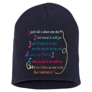 LyricLyfe BACK AT ONE BY BRIAN MCKNIGHT Long Sleeve Short Acrylic Beanie