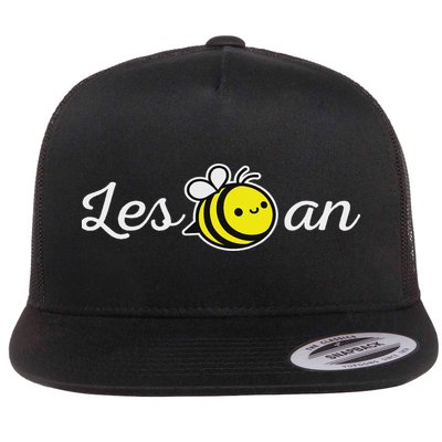 Les Bee An Funny Lesbian Outfit Lgbtq Flatbill Hat