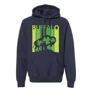 Lucky Buffalo Animal St Patrick's Day Irish Gift Premium Hoodie