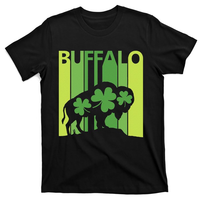 Lucky Buffalo Animal St Patrick's Day Irish Gift T-Shirt