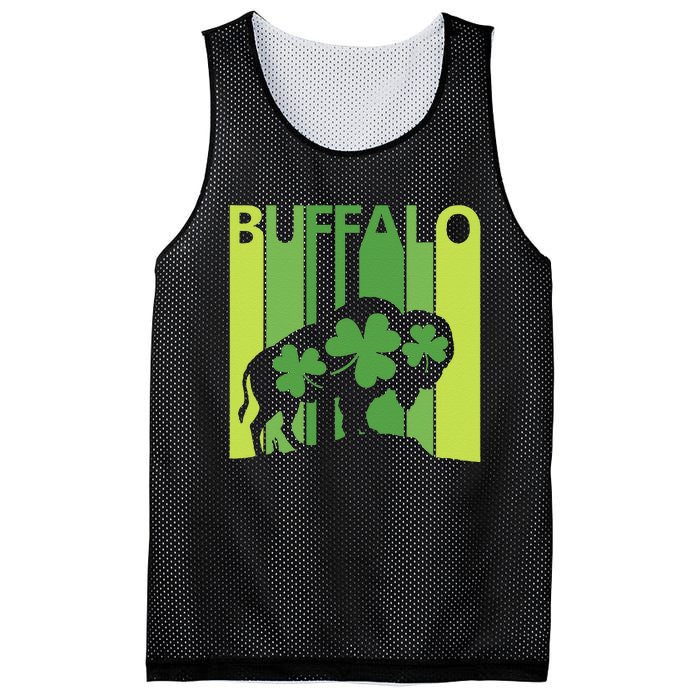 Lucky Buffalo Animal St Patrick's Day Irish Gift Mesh Reversible Basketball Jersey Tank