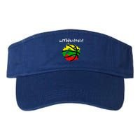 Lithuania Basketball Abstract Lithuania Strong Valucap Bio-Washed Visor