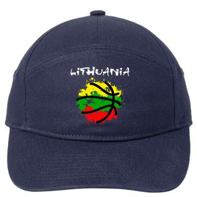 Lithuania Basketball Abstract Lithuania Strong 7-Panel Snapback Hat