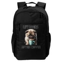 Life Begins After Coffee, Coffee Lover Daily Commute Backpack