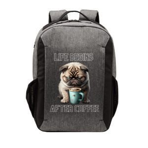 Life Begins After Coffee, Coffee Lover Vector Backpack