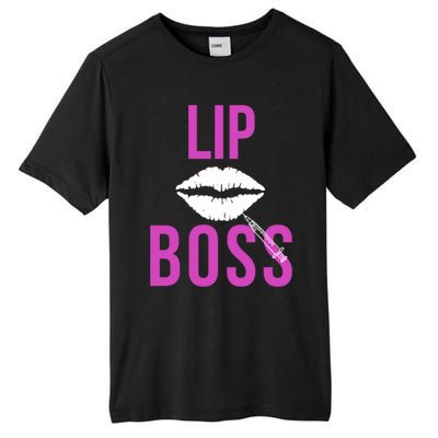 Lip Boss Aesthetic Nurse Injector Botox Filler Pullover Hoodie Tall Fusion ChromaSoft Performance T-Shirt