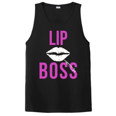 Lip Boss Aesthetic Nurse Injector Botox Filler Pullover Hoodie PosiCharge Competitor Tank