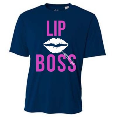 Lip Boss Aesthetic Nurse Injector Botox Filler Pullover Hoodie Cooling Performance Crew T-Shirt