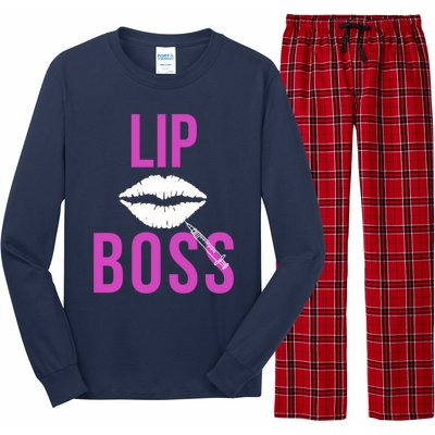 Lip Boss Aesthetic Nurse Injector Botox Filler Pullover Hoodie Long Sleeve Pajama Set