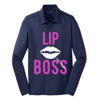 Lip Boss Aesthetic Nurse Injector Botox Filler Pullover Hoodie Silk Touch Performance Long Sleeve Polo