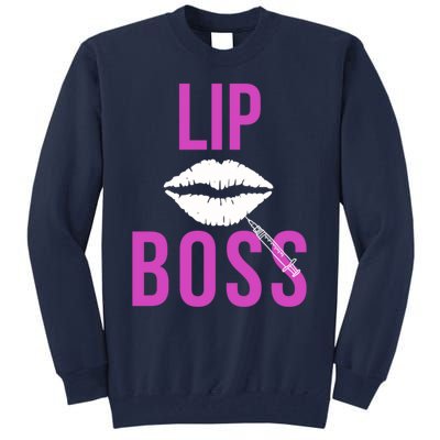 Lip Boss Aesthetic Nurse Injector Botox Filler Pullover Hoodie Tall Sweatshirt