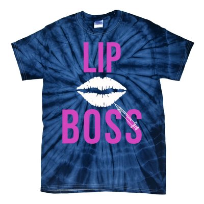 Lip Boss Aesthetic Nurse Injector Botox Filler Pullover Hoodie Tie-Dye T-Shirt