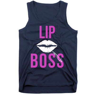 Lip Boss Aesthetic Nurse Injector Botox Filler Pullover Hoodie Tank Top