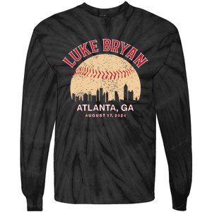 L.U.K.E B.R.Y.A.N Atlanta Ga August 17 2024 Tie-Dye Long Sleeve Shirt