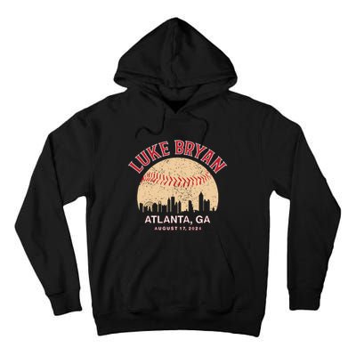 L.U.K.E B.R.Y.A.N Atlanta Ga August 17 2024 Tall Hoodie