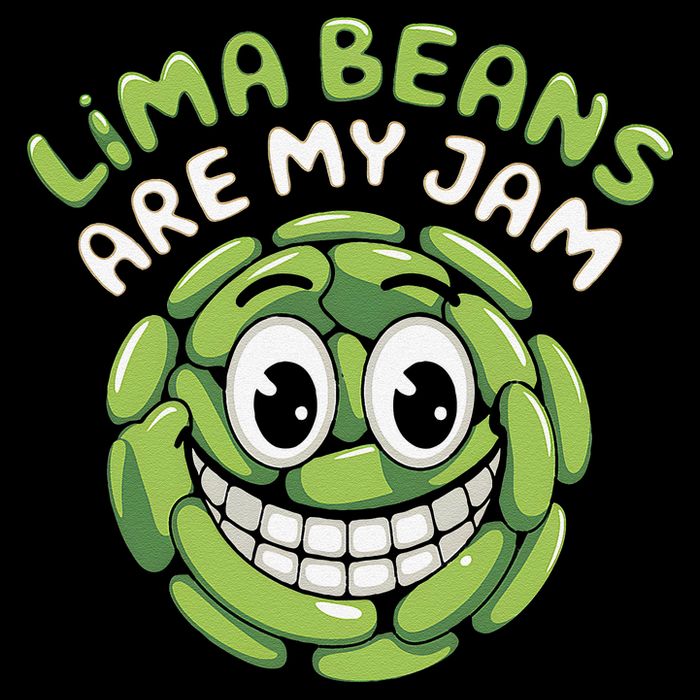 Lima Beans Are My Jam Food Lover Vegetable Vegetarian Vegan Cooling Performance Crew T-Shirt