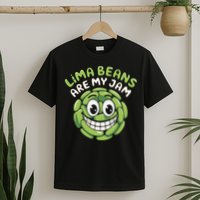Lima Beans Are My Jam Food Lover Vegetable Vegetarian Vegan T-Shirt