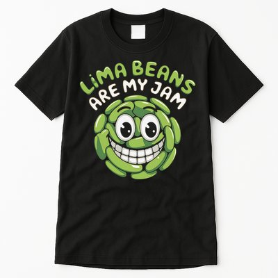 Lima Beans Are My Jam Food Lover Vegetable Vegetarian Vegan Tall T-Shirt