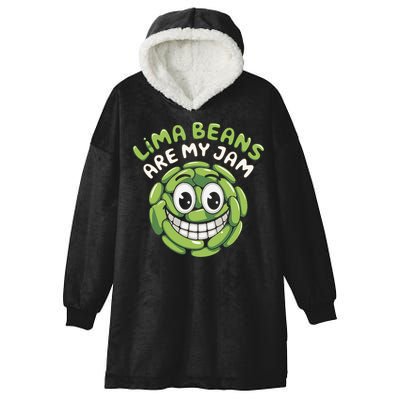 Lima Beans Are My Jam Food Lover Vegetable Vegetarian Vegan Hooded Wearable Blanket