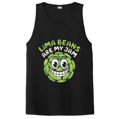 Lima Beans Are My Jam Food Lover Vegetable Vegetarian Vegan PosiCharge Competitor Tank