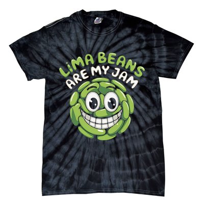 Lima Beans Are My Jam Food Lover Vegetable Vegetarian Vegan Tie-Dye T-Shirt