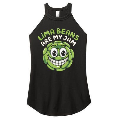 Lima Beans Are My Jam Food Lover Vegetable Vegetarian Vegan Women's Perfect Tri Rocker Tank