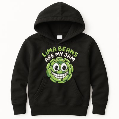 Lima Beans Are My Jam Food Lover Vegetable Vegetarian Vegan Kids Hoodie