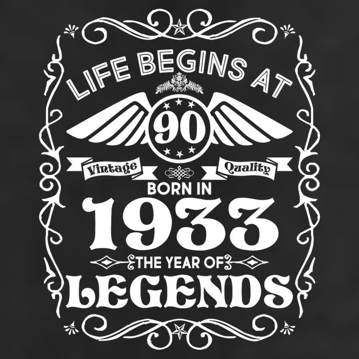 Life Begins At 90 Born In 1933 Year Of Legends Adult Drive Performance Visor