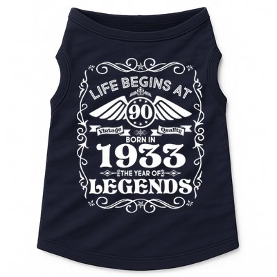 Life Begins At 90 Born In 1933 Year Of Legends Doggie Tank