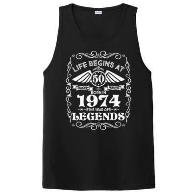 Life Begins At 50 Born In 1974 Year Of Legends PosiCharge Competitor Tank