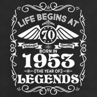 Life Begins At 70 Born In 1953 Year Of Legends Adult Drive Performance Visor