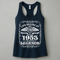 Life Begins At 70 Born In 1953 Year Of Legends Womens Tank Top