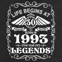 Life Begins At 30 Born In 1993 Year Of Legends Adult Drive Performance Visor