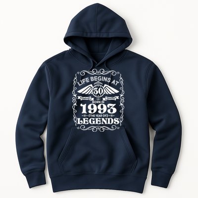 Life Begins At 30 Born In 1993 Year Of Legends Hoodie