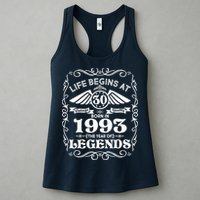 Life Begins At 30 Born In 1993 Year Of Legends Womens Tank Top