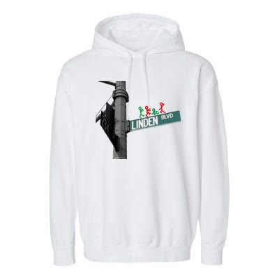 Linden Blvd A Tribe Called Quest Garment-Dyed Fleece Hoodie