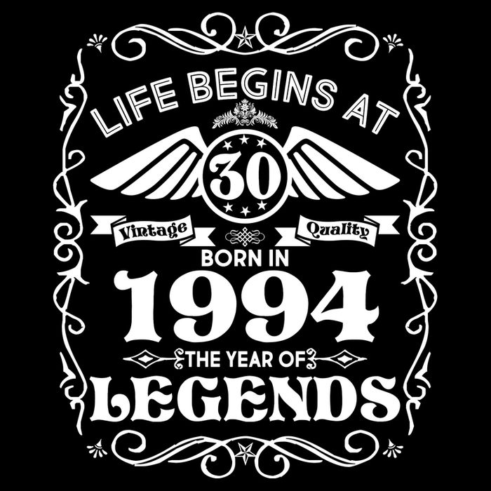 Life Begins At 30 Born In 1994 Year Of Legends 16 in Basic Backpack