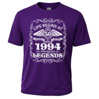 Life Begins At 30 Born In 1994 Year Of Legends Performance Shirt