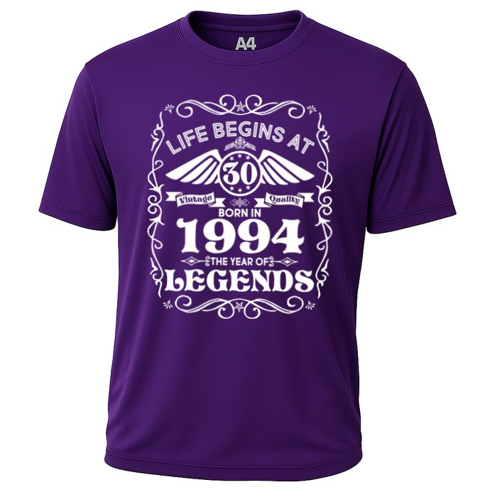 Life Begins At 30 Born In 1994 Year Of Legends Performance Shirt