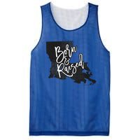 Louisiana Born And Raised Mesh Reversible Basketball Jersey Tank